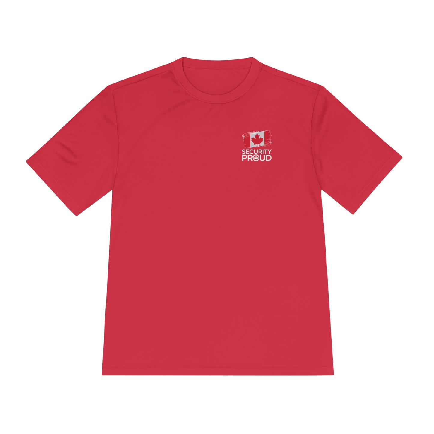 SECURITY PROUD Moisture-Wicking Tee | Canada Flag Edition