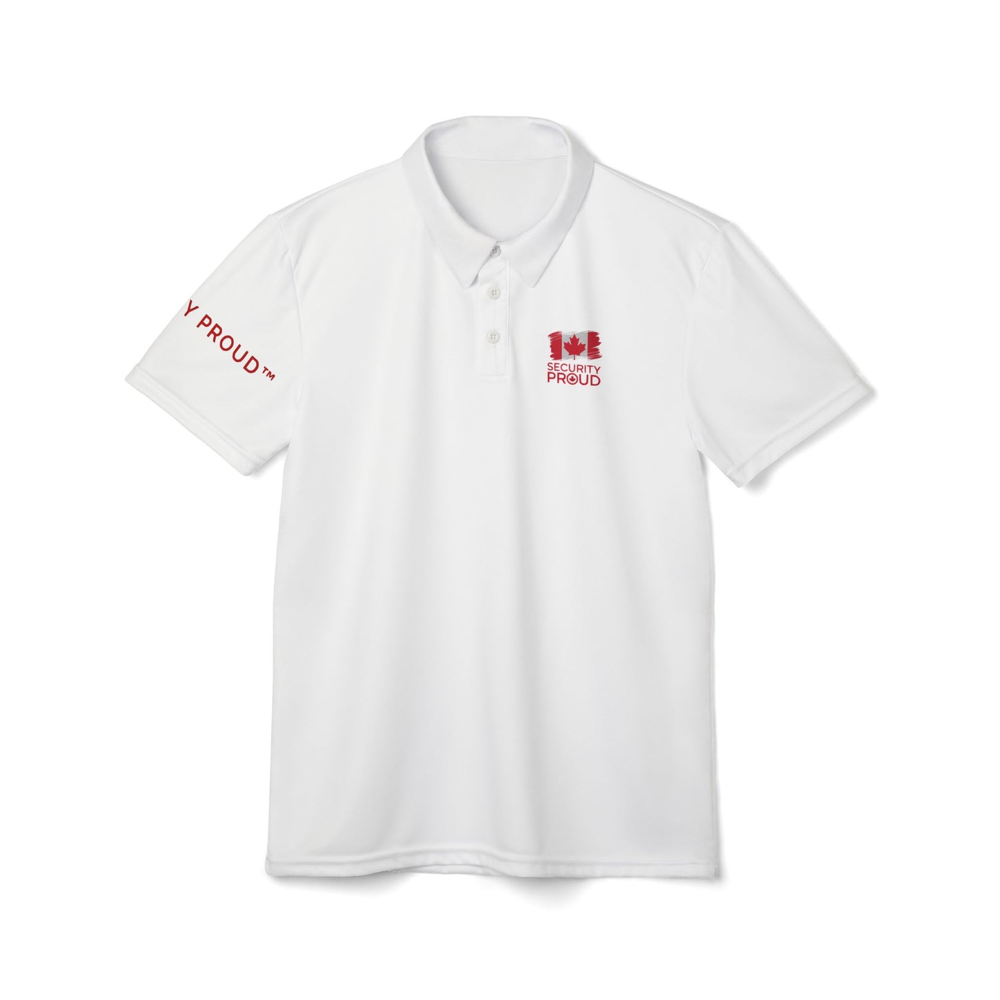 Security Proud Premium Polo | Unisex AOP Canadian Edition