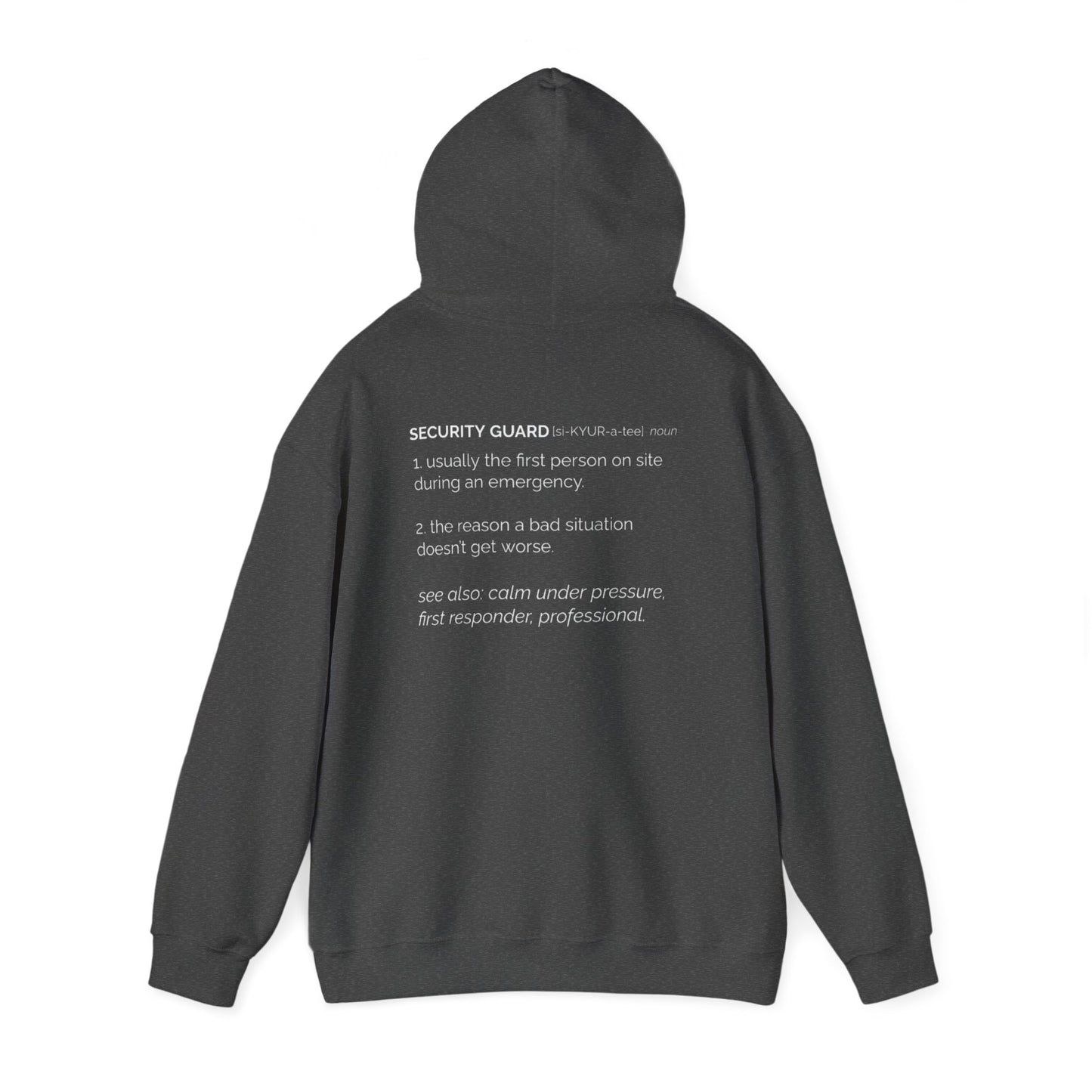 SECURITY PROUD Hoodie | For Canadians Who Protect
