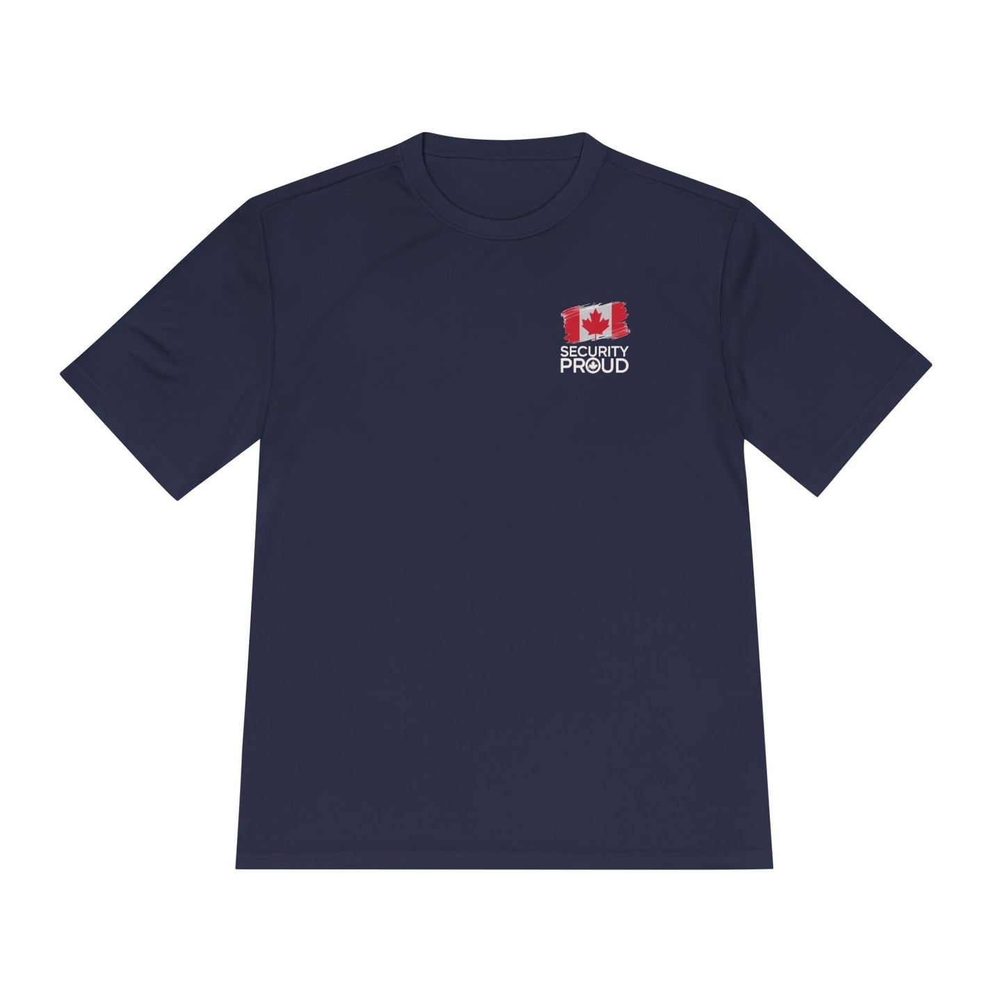 SECURITY PROUD Moisture-Wicking Tee | Canada Flag Edition