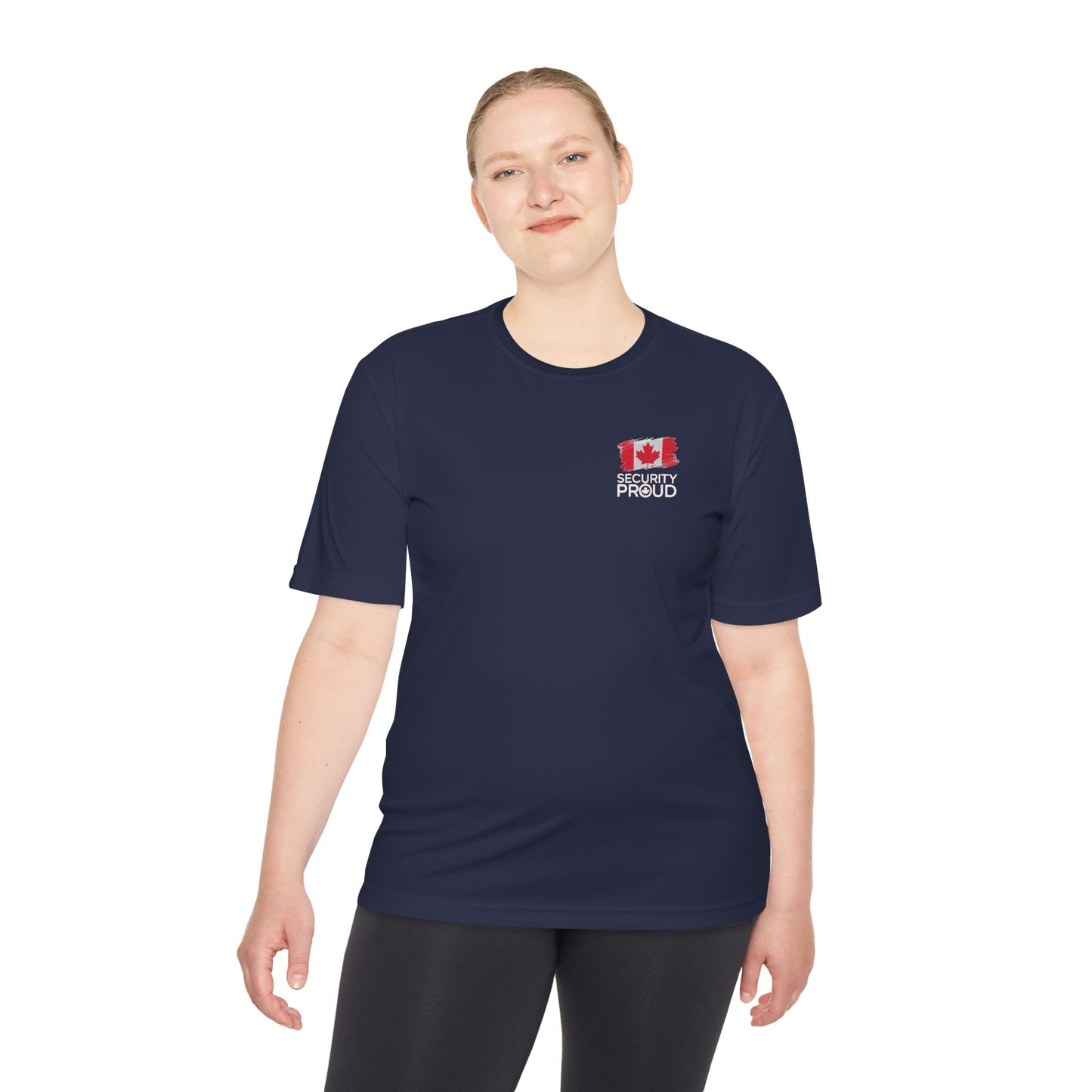 #Fit2Protect Moisture-Wicking Tee | SECURITY PROUD Canada Flag Edition