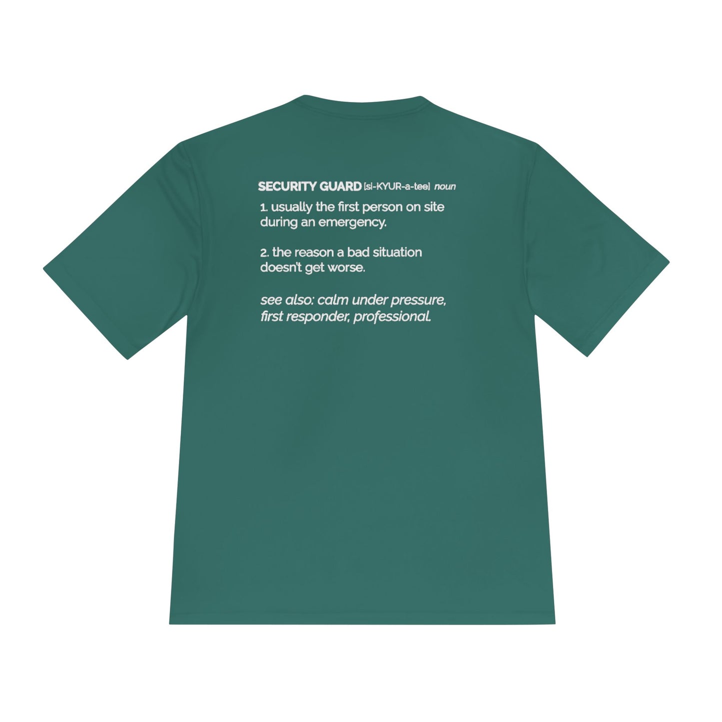 SECURITY PROUD Moisture-Wicking Tee | Canada Flag Edition