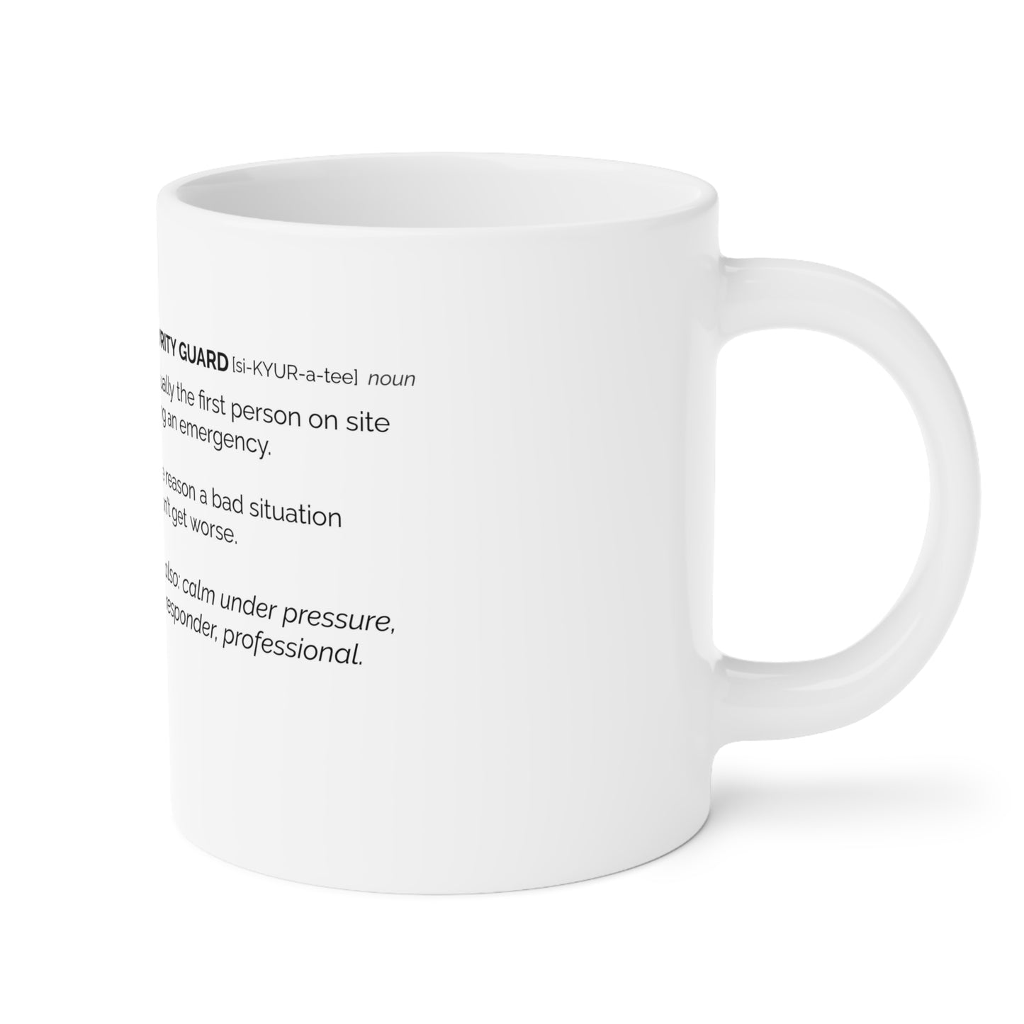 Security Proud Mug | Canadian Protector Edition