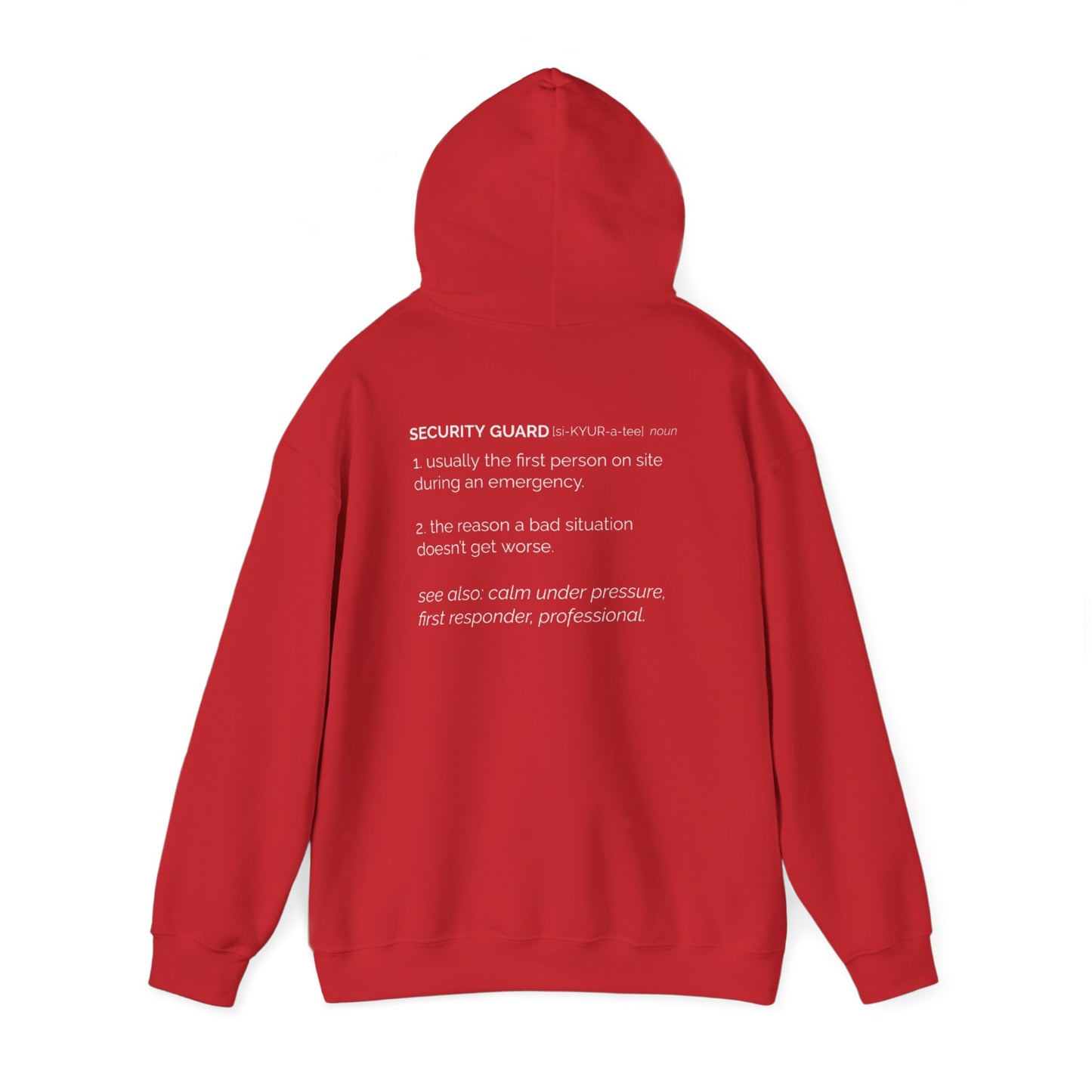 SECURITY PROUD Hoodie | For Canadians Who Protect