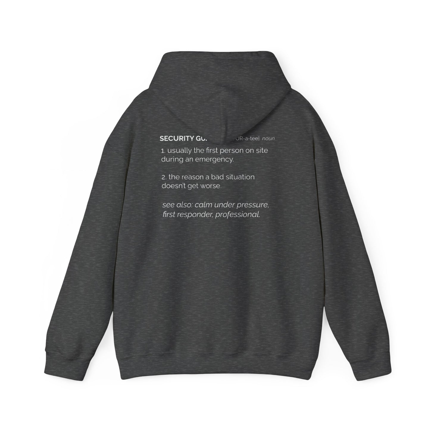 SECURITY PROUD Hoodie | For Canadians Who Protect