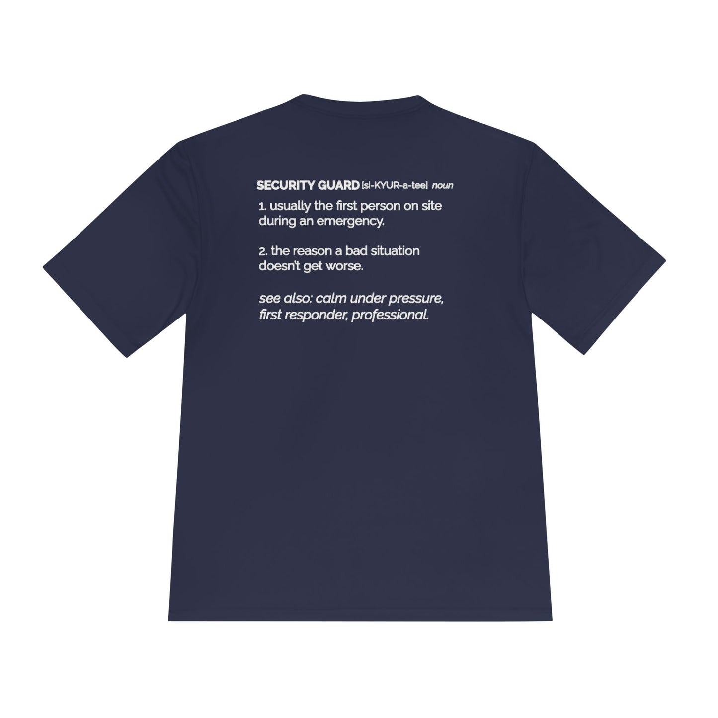 SECURITY PROUD Moisture-Wicking Tee | Canada Flag Edition