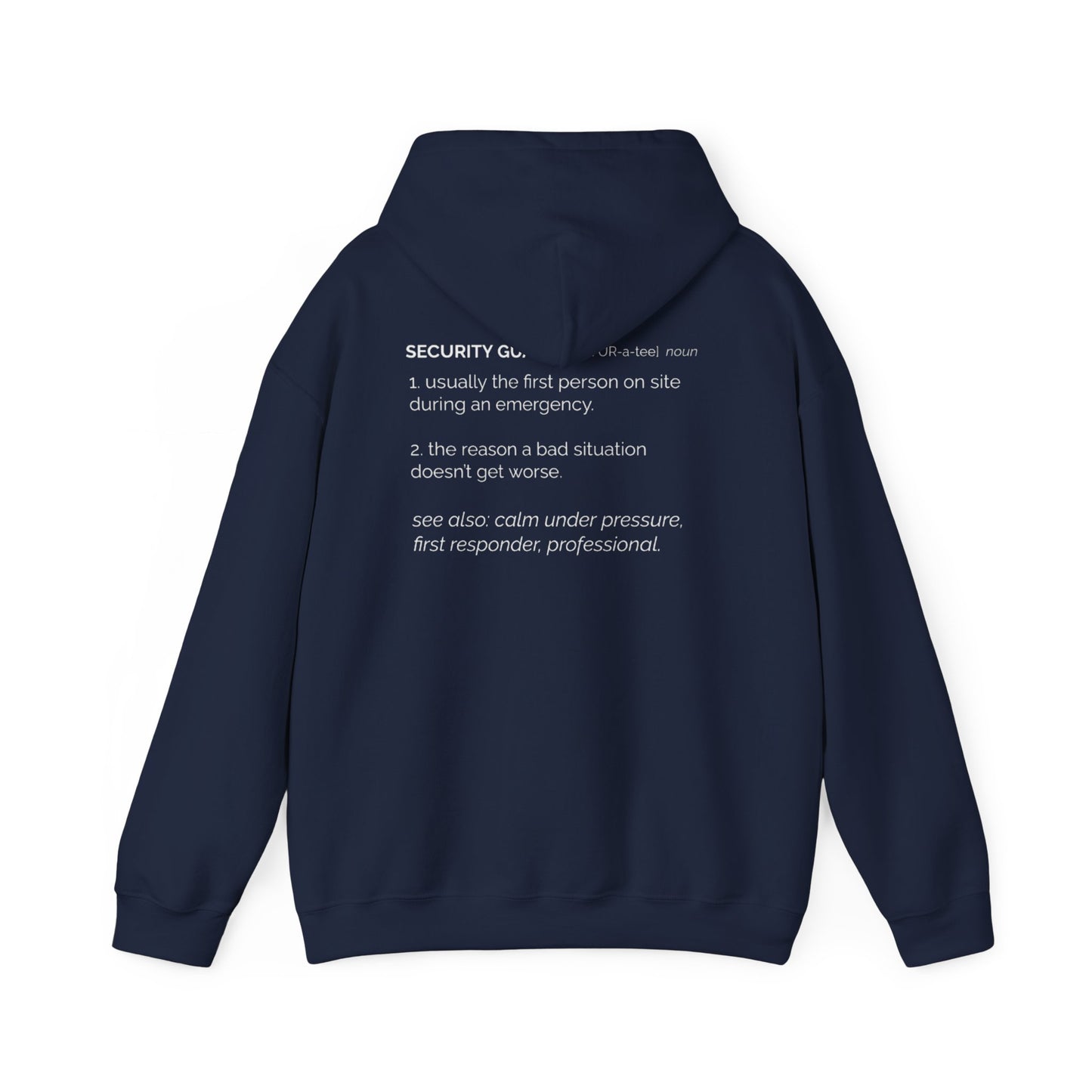 SECURITY PROUD Hoodie | For Canadians Who Protect