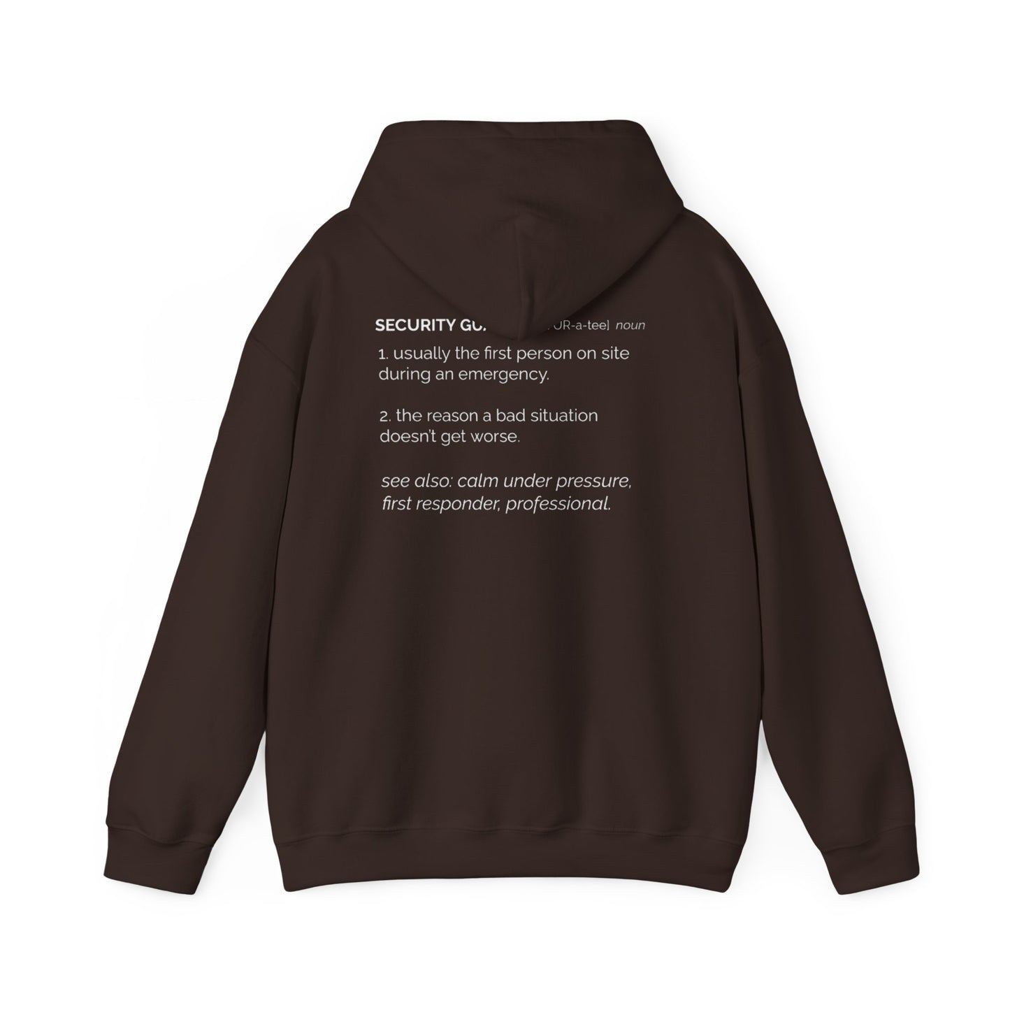 SECURITY PROUD Hoodie | For Canadians Who Protect