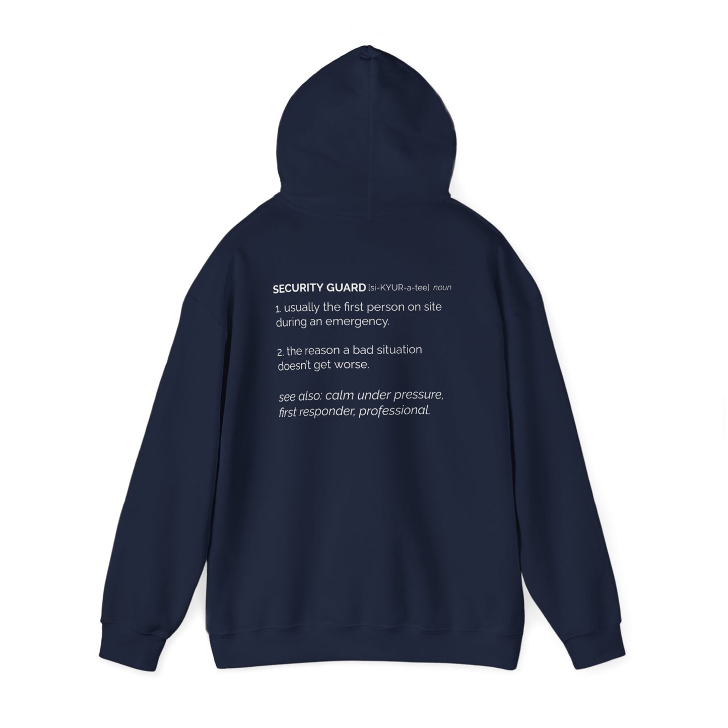 SECURITY PROUD Hoodie | For Canadians Who Protect