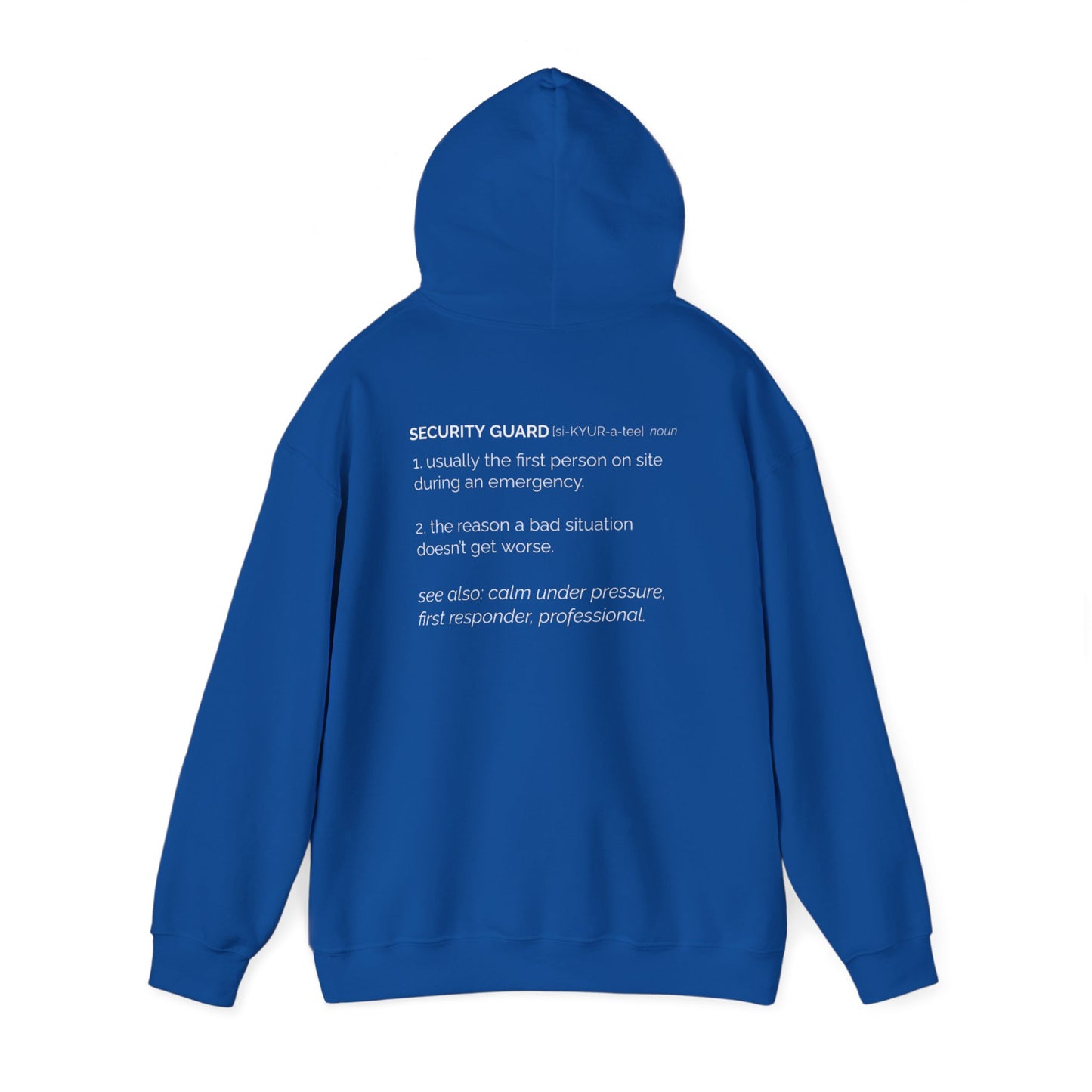SECURITY PROUD Hoodie | For Canadians Who Protect