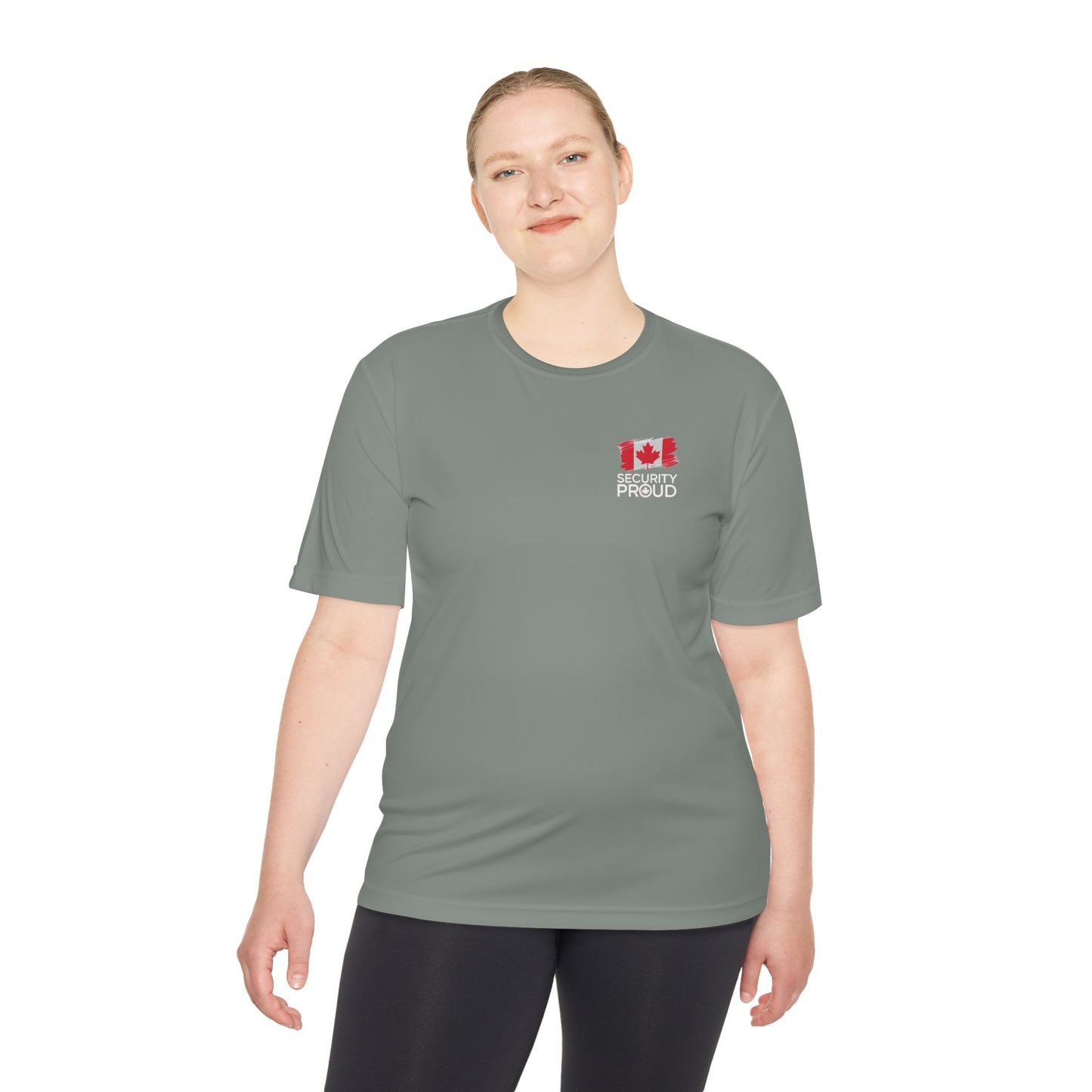 #Fit2Protect Moisture-Wicking Tee | SECURITY PROUD Canada Flag Edition