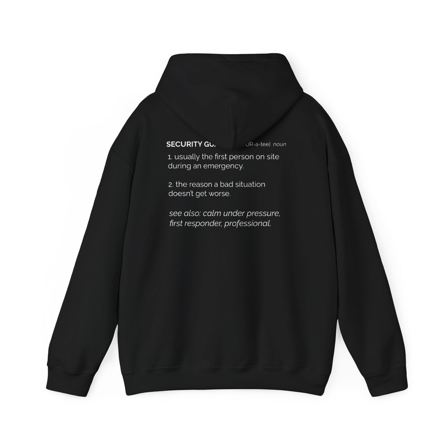 SECURITY PROUD Hoodie | For Canadians Who Protect