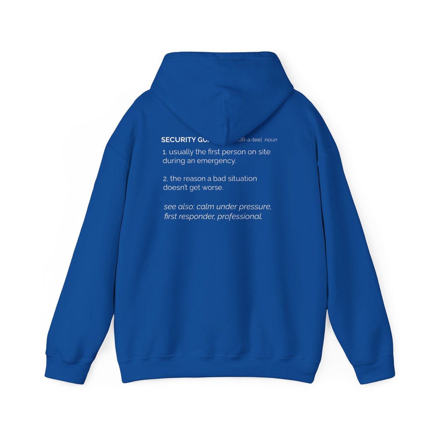 SECURITY PROUD Hoodie | For Canadians Who Protect