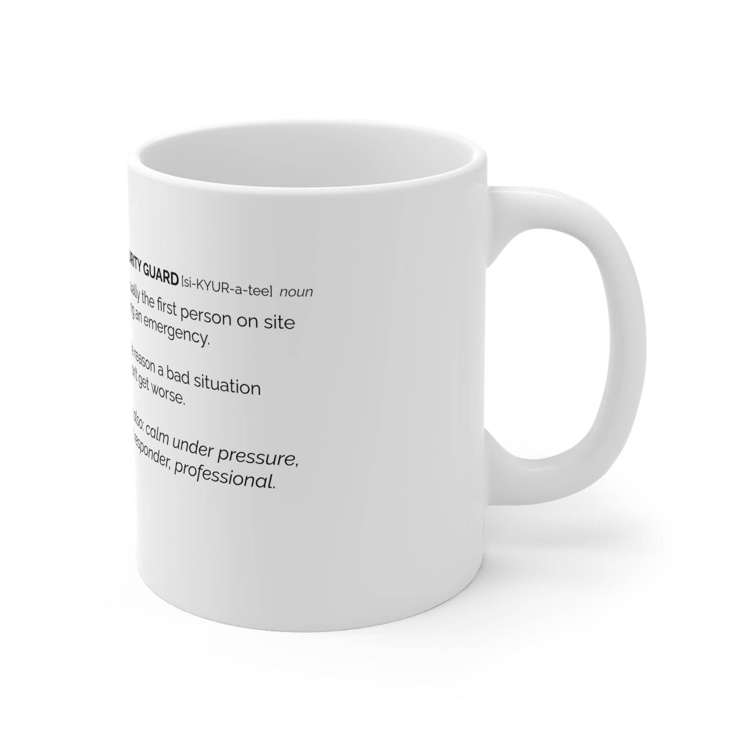 Security Proud Mug | Canadian Protector Edition