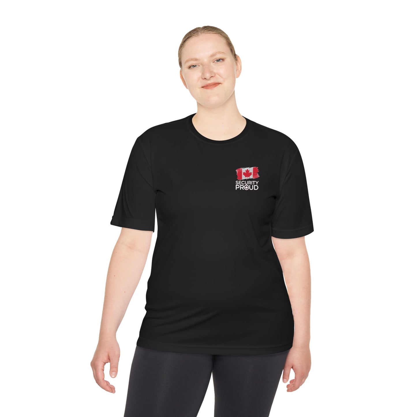 #Fit2Protect Moisture-Wicking Tee | SECURITY PROUD Canada Flag Edition