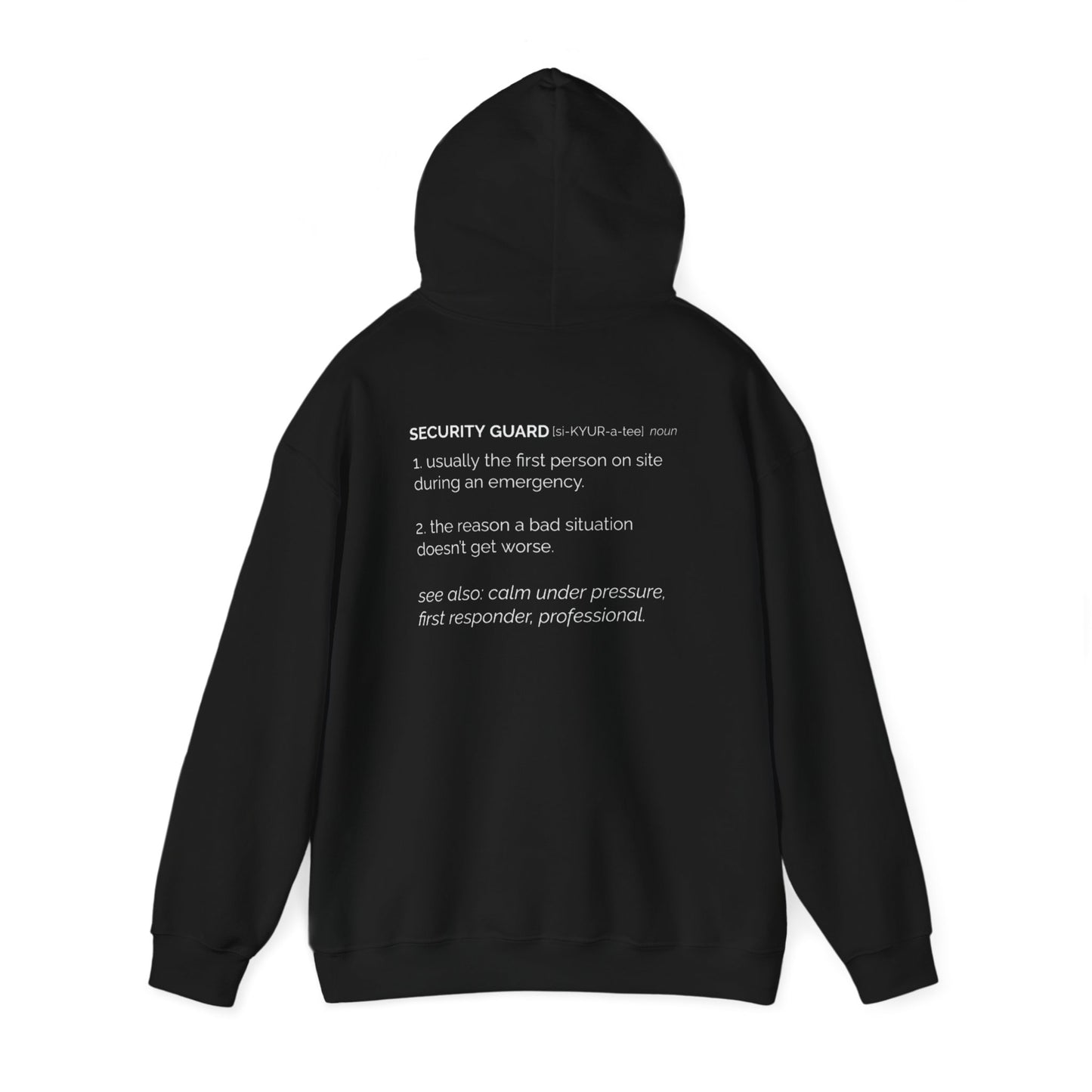 SECURITY PROUD Hoodie | For Canadians Who Protect
